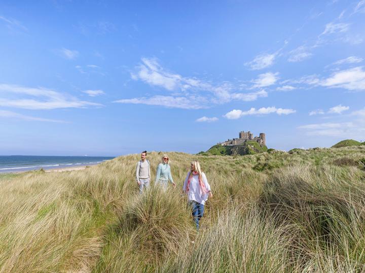 Bamburgh in Northumberland © Visit Northumberland/Kevin Gibson