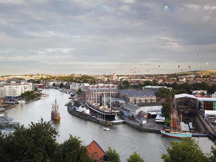 Bristol's Hot Air Balloon Festival © Visit Britain/James Osmond