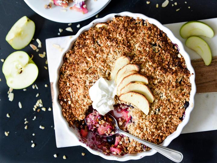Fruit crumble